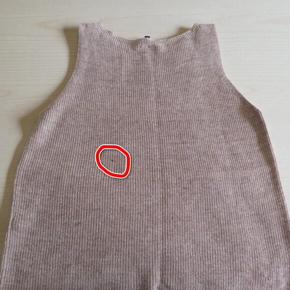 Eileen Fisher Organic Linen Melange Boat Neck Top - Tan - Size Large - NWT - Picture 12 of 13